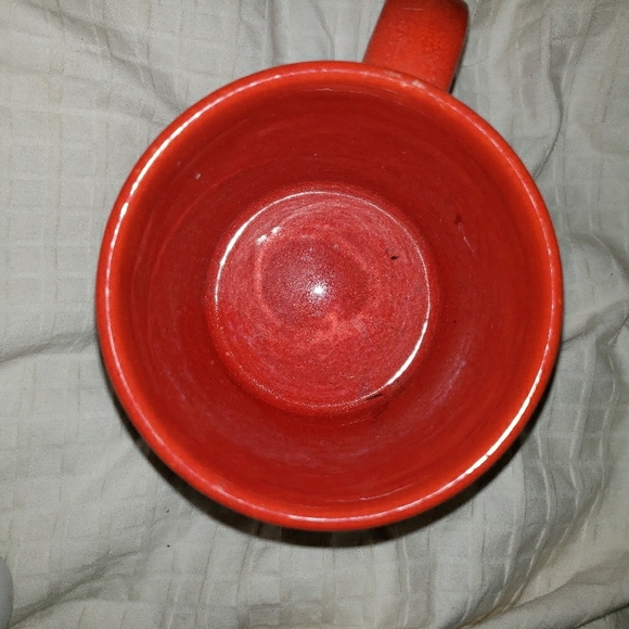Red Geometric Design Mug - Picture 3 of 7